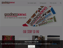 Tablet Screenshot of goodnessknows.co.uk